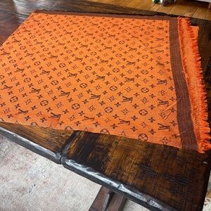 Vintage Louis Vuitton Cashmire X Wool Shawl